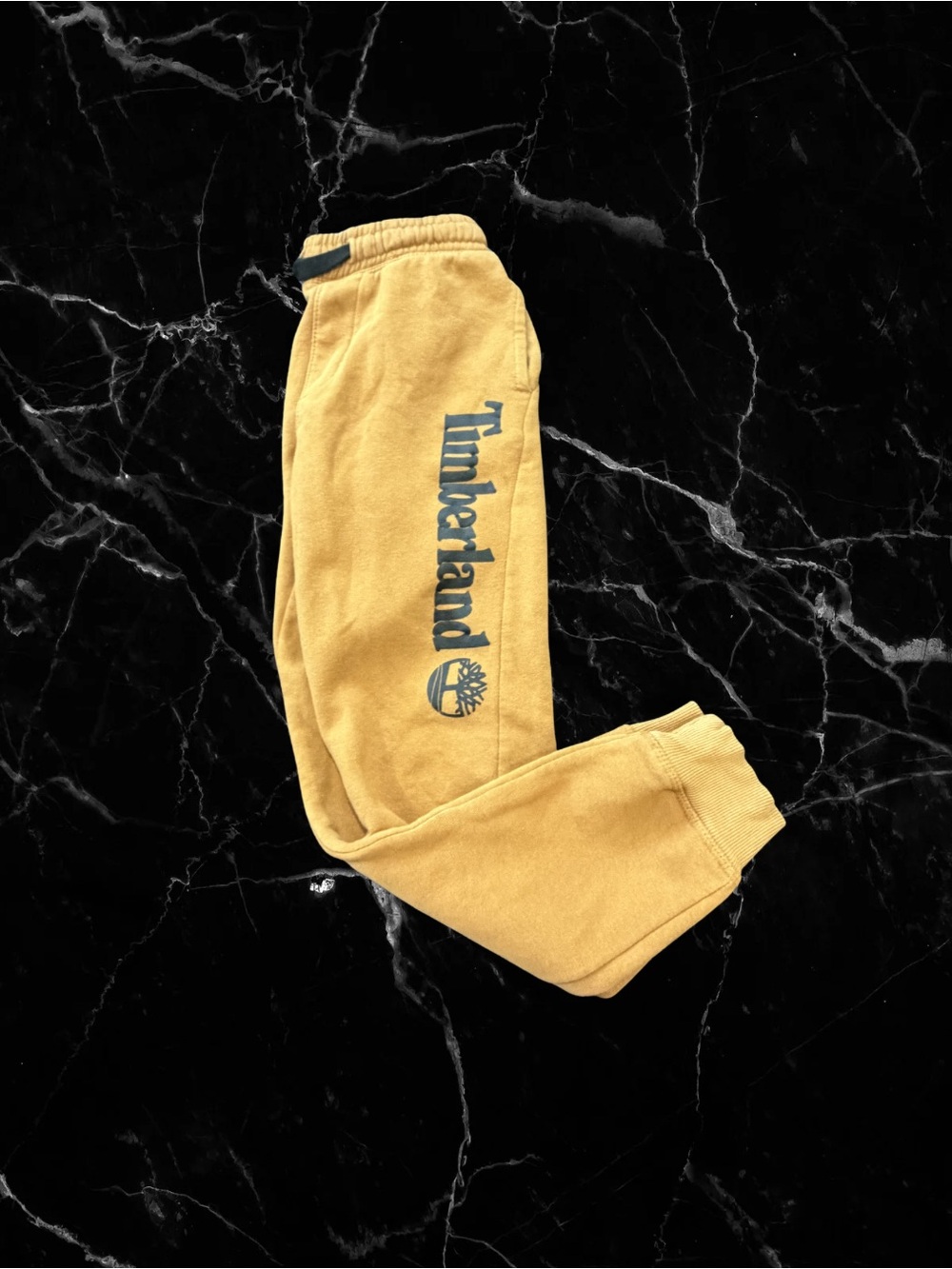 Timberland Kids Mustard Yellow Logo Joggers
